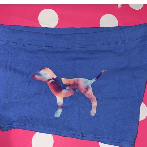 New Victoria’s Secret Pink boyshort PINK panties VS PINK cotton shortie pink dog - Picture 4 of 8